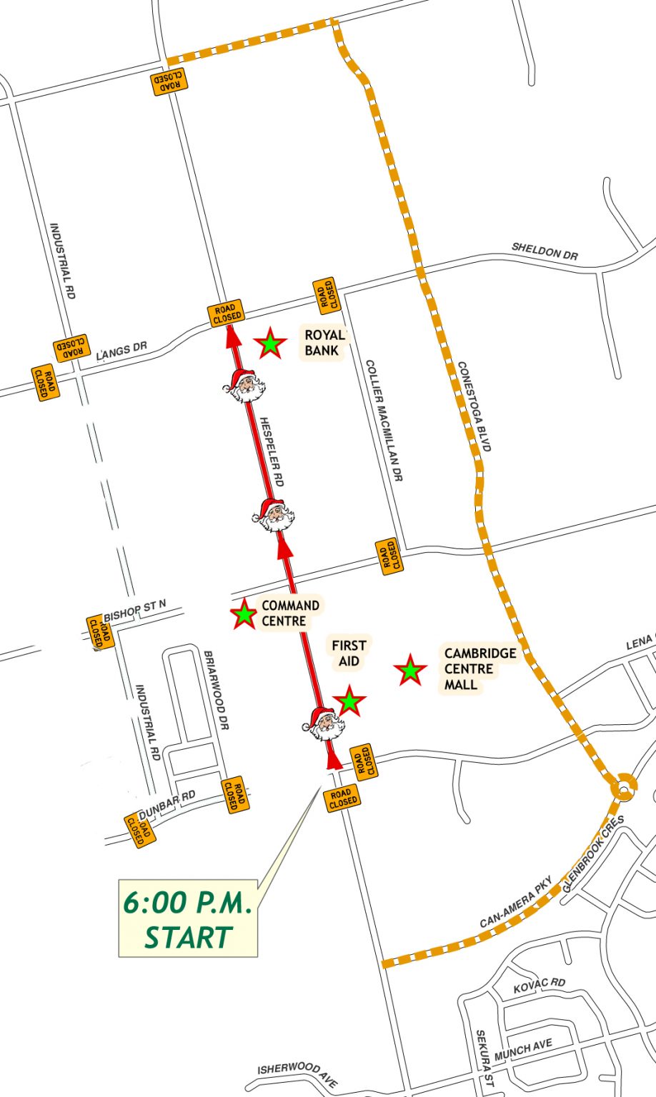 Parade Information Cambridge Santa Claus Parade